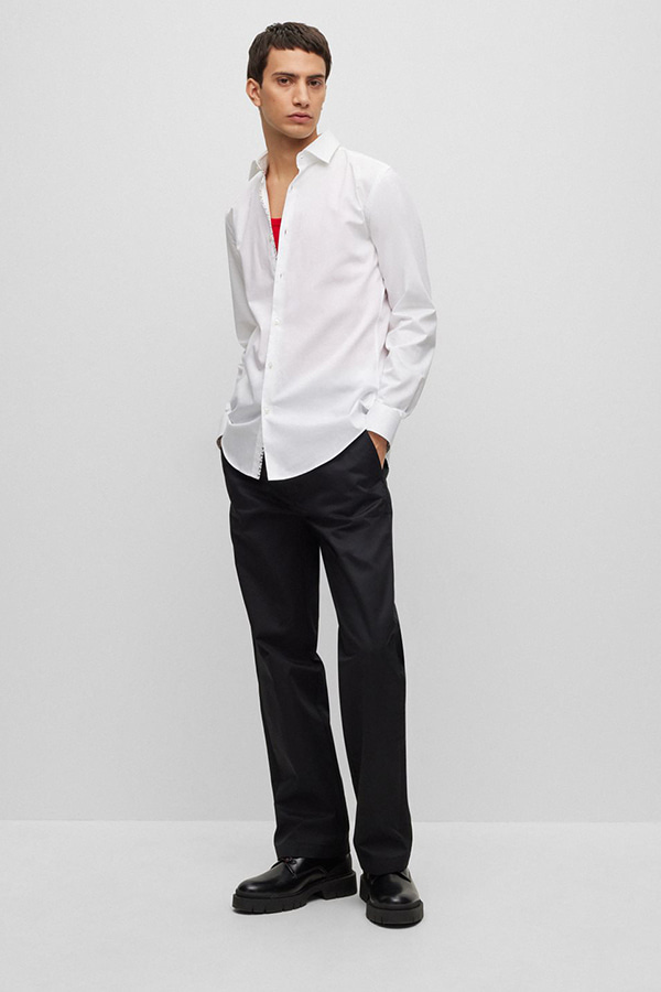 SHIRT HUGO - 199 WHITE